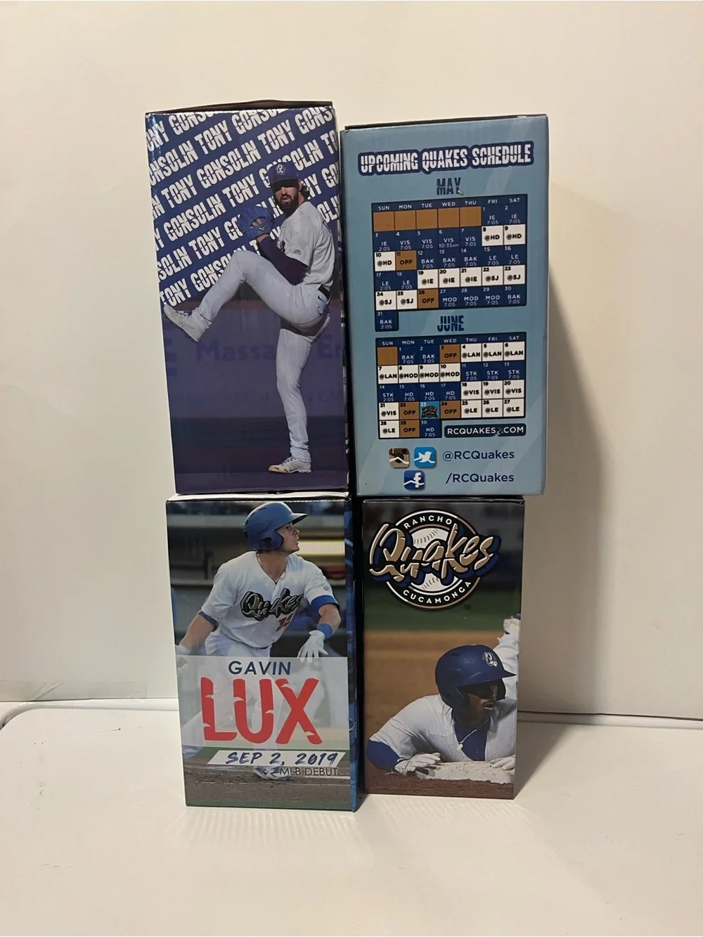 Bobblehead bundle Dodgers Quakes